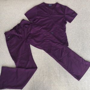 Sanibel Purple Scrub Set XXS